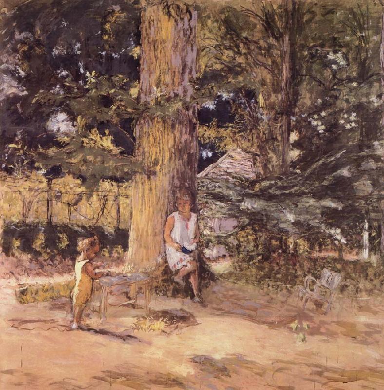 Edouard Vuillard Les Enfants au jardin china oil painting image
